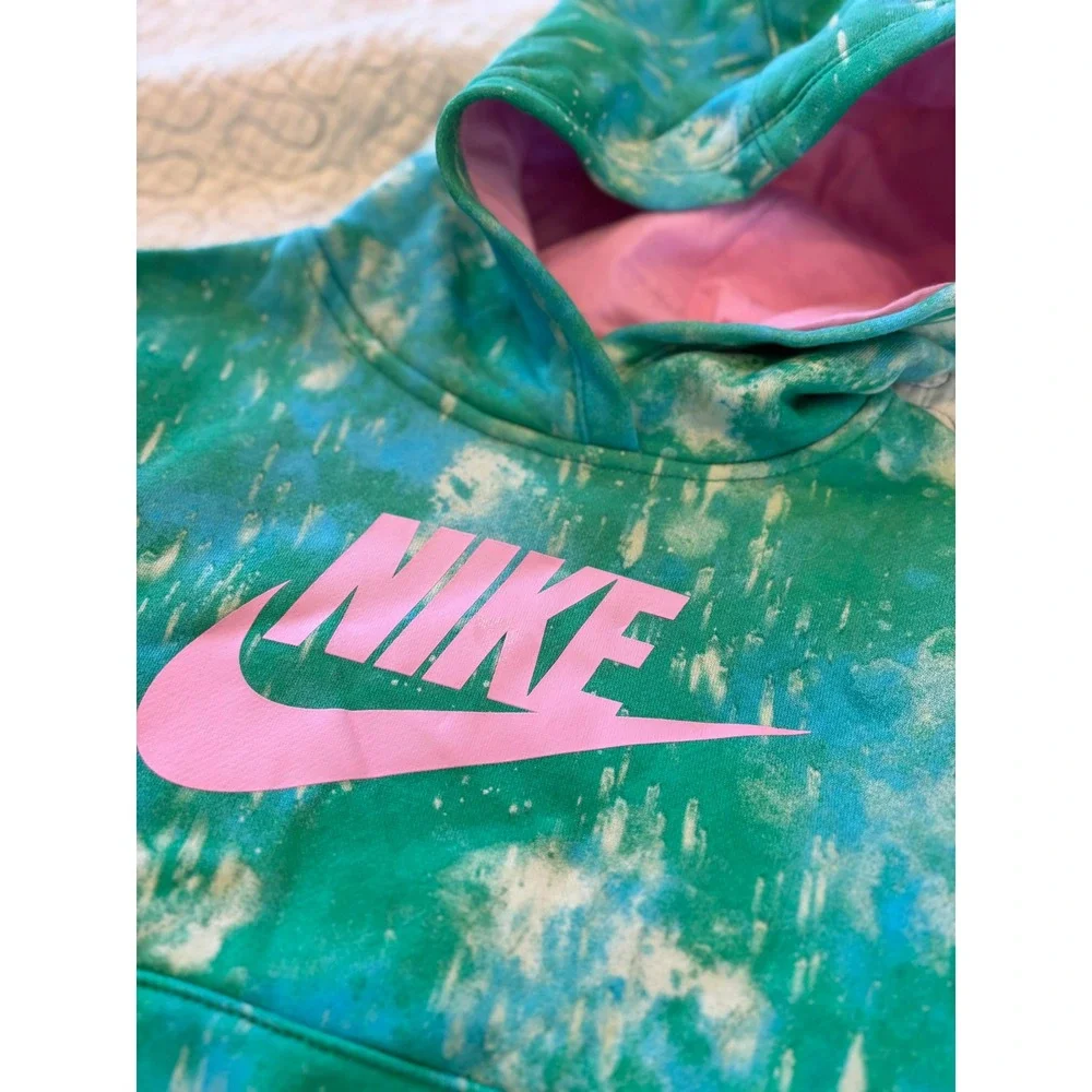 Nike‎ Girls Tie Dye Hoodie Sweatshirt Size 6 #237